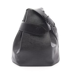 Louis Vuitton Sac de Paul Epi Noir Black Shoulder Bag Leather